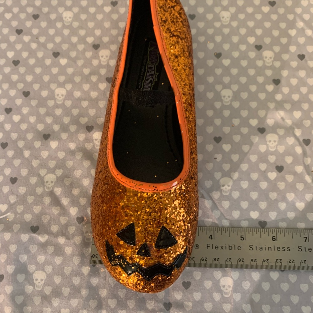 Funtasma Pumpkin/Jack O'Lantern ballet flats BNIB - Picture 3 of 6